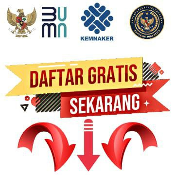 Background gambar bergaya abstrak dengan warna merah dan biru yang mewakili branding Pertamina, dengan pola geometris dan gradasi warna yang halus